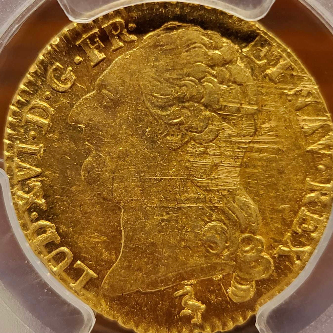 ☆【Top Pop!】 France L.D'Or Gold Coin 1788 MS-62